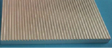 可插翅片做粘结型散热器的基板型材03